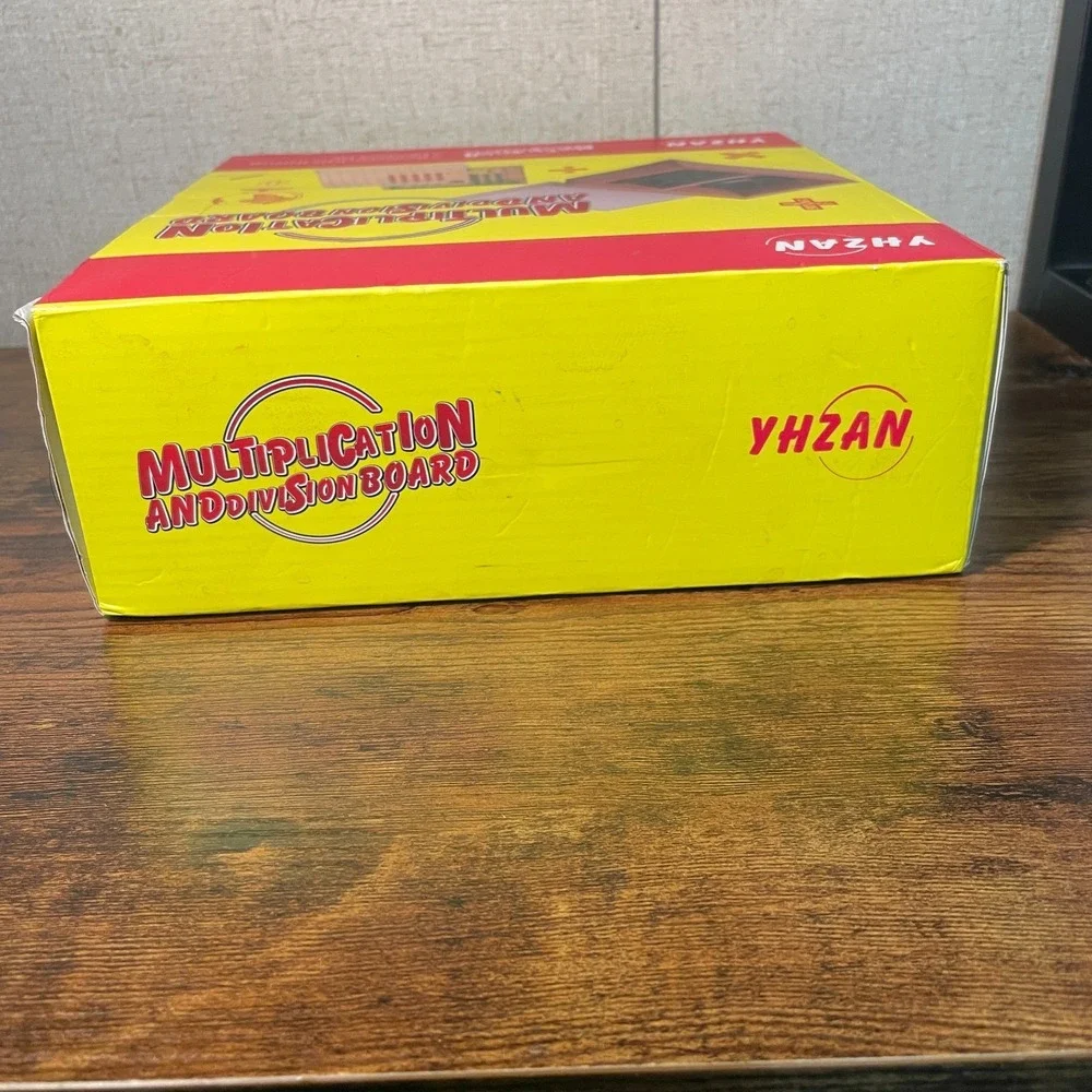 YHZAN Montessori Multiplication & Division Board Wood Math Manipulative